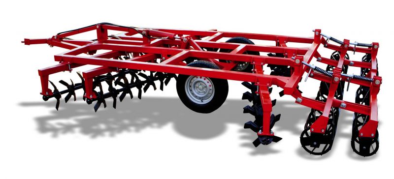 SA-3,23-2 vontatott ásóborona 2 sor törőhengerrel