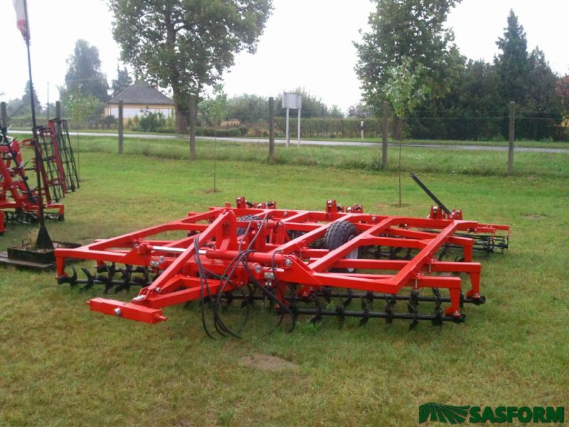 SA-4,6-2H 3soros vontatott ásóborona 2 sor törőhengerrel