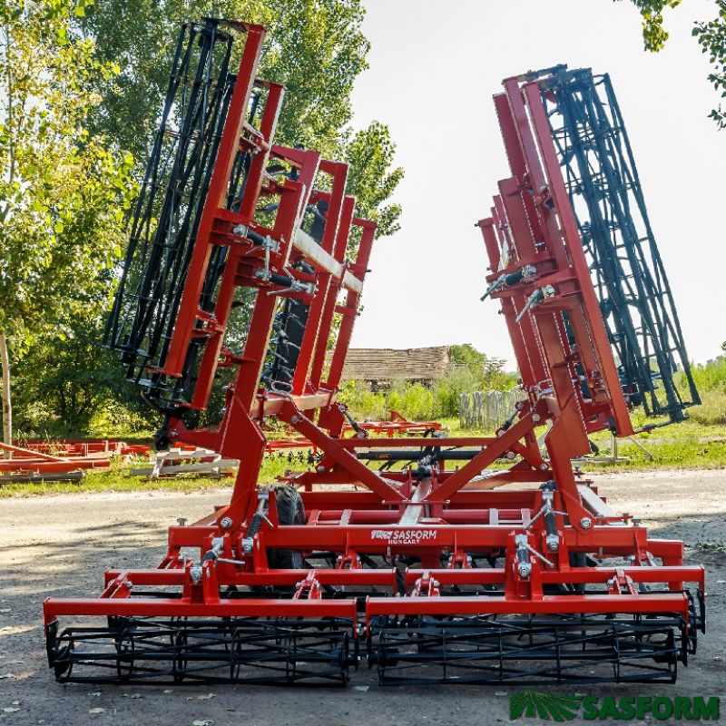 SÁBA-6,2H vontatott ásóborona 2 sor törőhengerrel