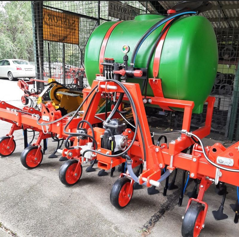 SUK-6F kultivátor 660 literes folyékony műtrágyaszóróval